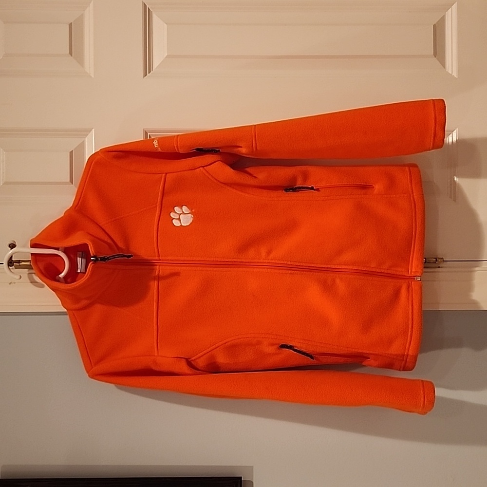 Columbia Clemson Orange Zip-up Fleece Jacket
